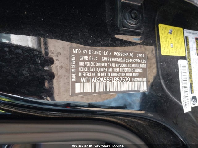 2015 PORSCHE MACAN WP1AB2A55FLB57579 Photo 8