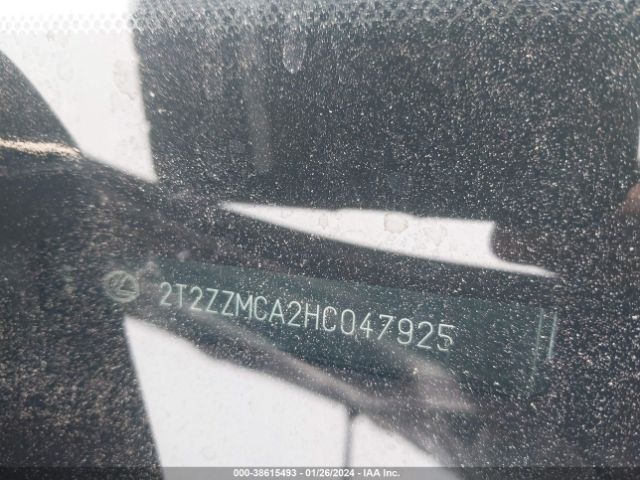 2T2ZZMCA2HC047925 Lexus RX 350