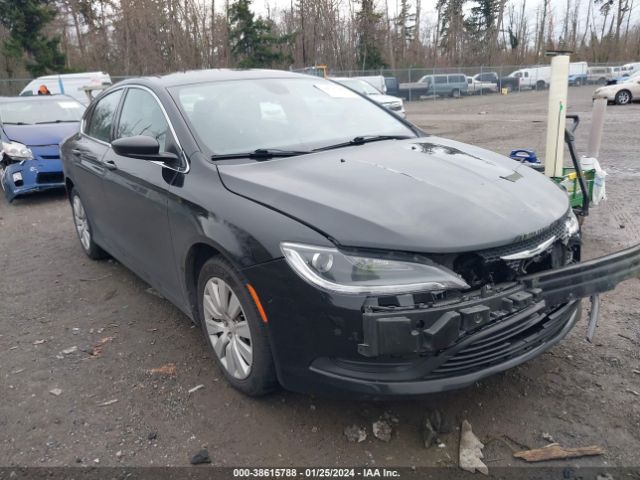 Продажа на аукционе авто 2016 Chrysler 200 Lx, vin: 1C3CCCFB8GN130866, номер лота: 38615788