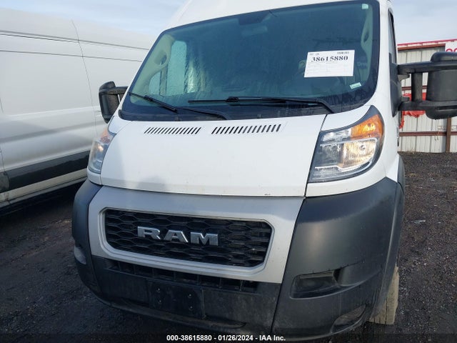 2021 RAM PROMASTER 2500 HIGH ROOF 159 WB VIN: 3C6LRVDG4ME589629