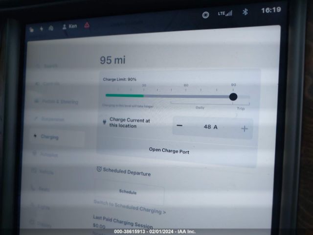 5YJXCBE2XKF201338 Tesla Model X 100d/75d/long Range