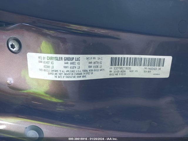 2012 FIAT 500 3C3CFFBR5CT196393 Photo 8