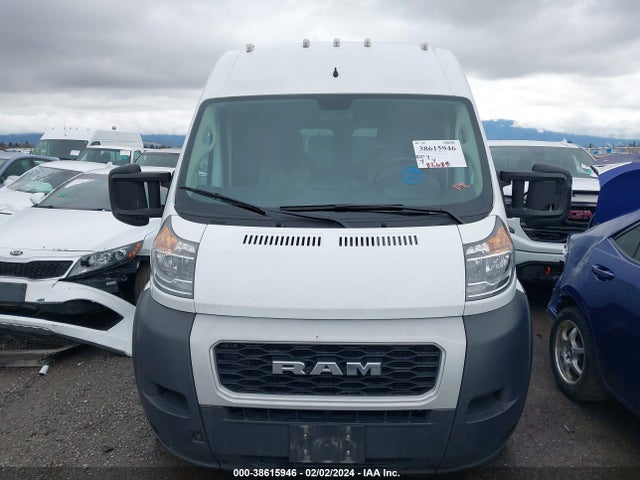 2021 RAM PROMASTER 2500 HIGH ROOF 159 WB VIN: 3C6LRVDG6ME521414