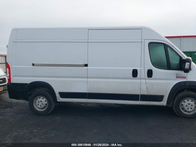2021 RAM PROMASTER 2500 HIGH ROOF 159 WB VIN: 3C6LRVDG6ME521414