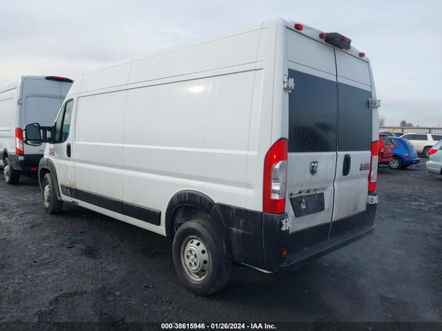 2021 RAM PROMASTER 2500 HIGH ROOF 159 WB VIN: 3C6LRVDG6ME521414
