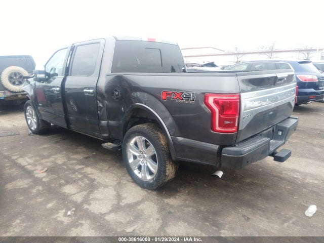2015 FORD F-150 PLATINUM VIN: 1FTEW1EG6FFB06183