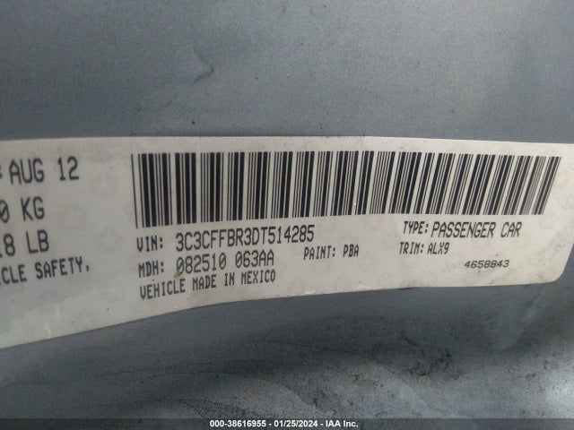 2013 FIAT 500 3C3CFFBR3DT514285 Photo 8