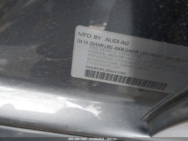 WAUFFAFL2EN041060 Audi A4 2.0t Premium