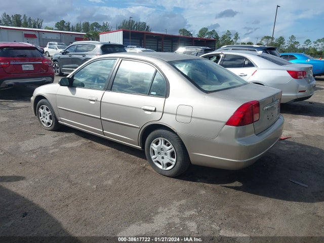 2002 HONDA CIVIC LX VIN: 2HGES16592H568773