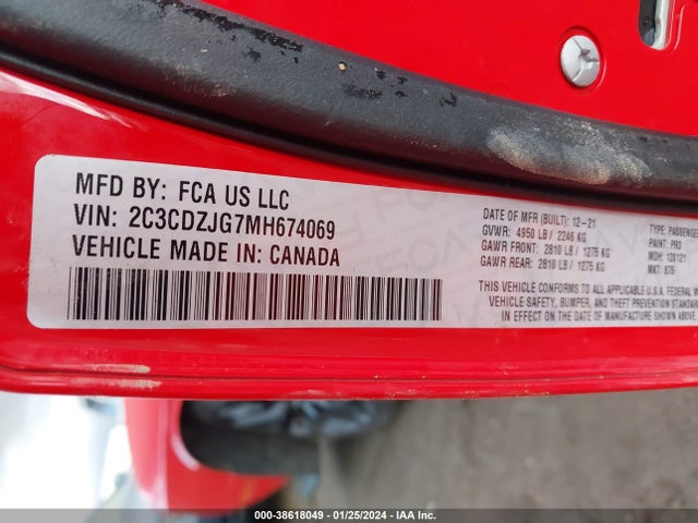 Dodge Challenger Gt 2021 2C3CDZJG7MH674069 Image 9
