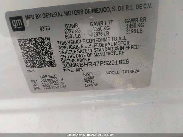 Chevrolet Blazer Awd 2lt 2023 3GNKBHR47PS201816 Image 9