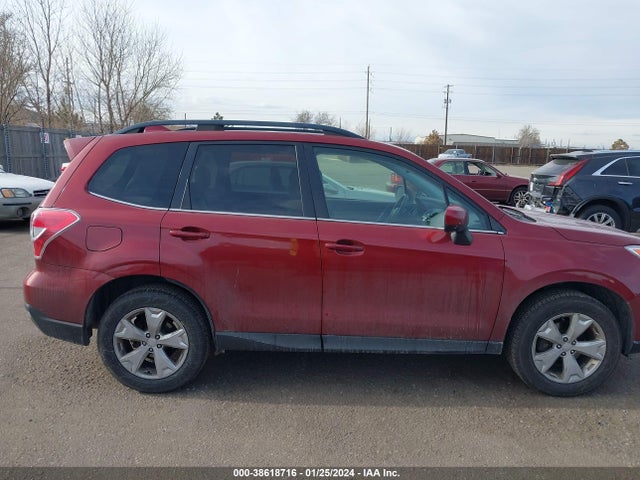 2016 SUBARU FORESTER 2.5I LIMITED VIN: JF2SJAHC9GH490994