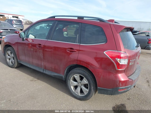 2016 SUBARU FORESTER 2.5I LIMITED VIN: JF2SJAHC9GH490994