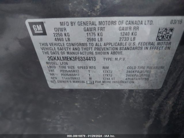 2GKALMEK3F6334413 GMC Terrain Sle-1