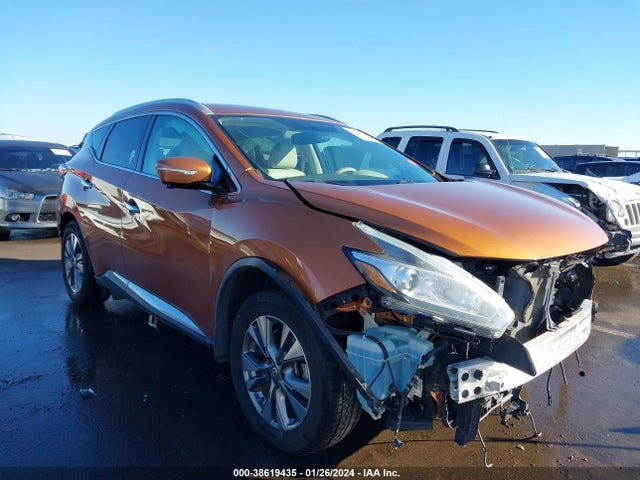 2015 NISSAN MURANO SL VIN: 5N1AZ2MH9FN236451