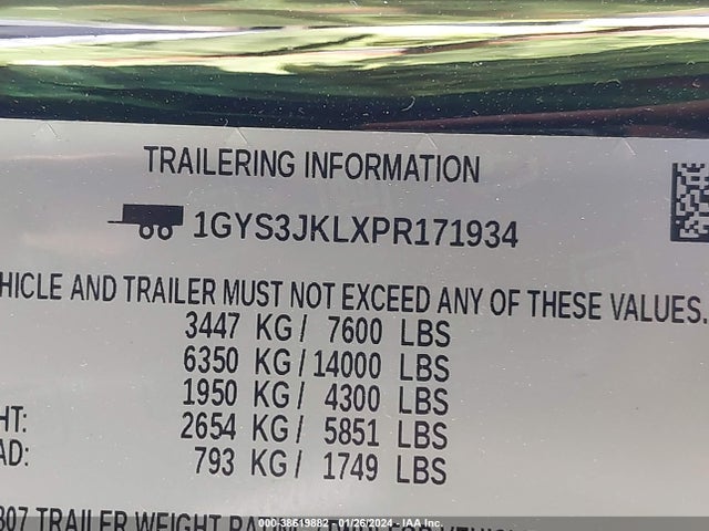 2023 CADILLAC ESCALADE ESV 1GYS3JKLXPR171934 Photo 8