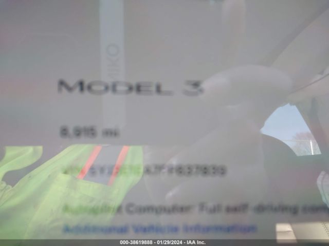 5YJ3E1EA7PF637839 Tesla Model 3 Rear-wheel Drive