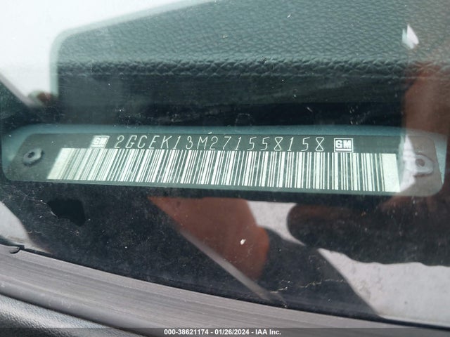 2007 CHEVROLET SILVERADO 1500 LT1 VIN: 2GCEK13M271558158