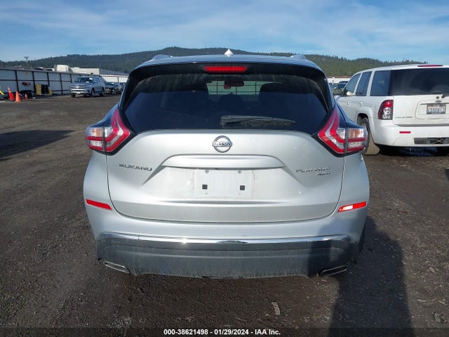 2015 NISSAN MURANO PLATINUM VIN: 5N1AZ2MH8FN290808
