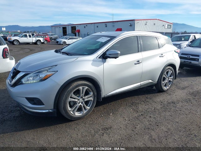 2015 NISSAN MURANO PLATINUM VIN: 5N1AZ2MH8FN290808
