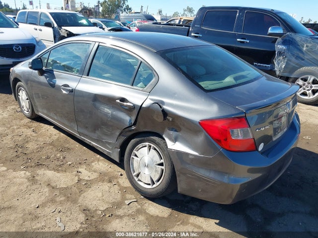 2012 HONDA CIVIC HF VIN: 2HGFB2F63CH316554