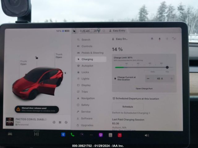 5YJYGAEE9MF180160 Tesla Model Y Long Range Dual Motor All-wheel Drive