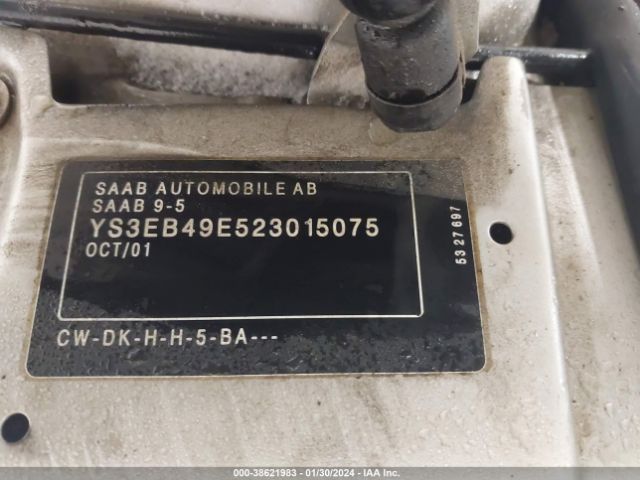 2002 SAAB 9-5 YS3EB49E523015075 Photo 8