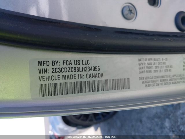 2C3CDZC98LH234956 Dodge Challenger Srt Hellcat