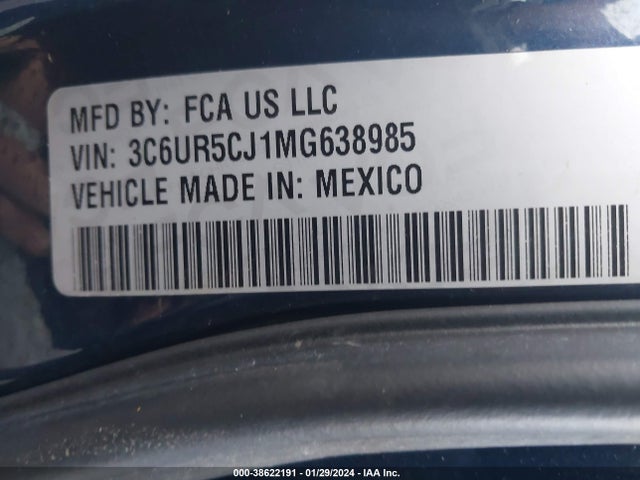 3C6UR5CJ1MG638985 RAM 2500 Tradesman  4x4 6'4 Box