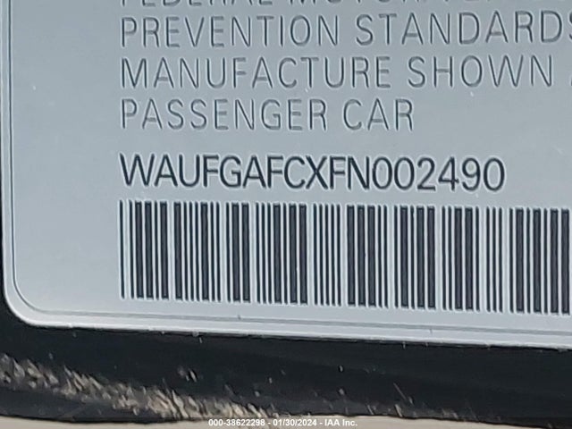 WAUFGAFCXFN002490 Audi A6 3.0t Premium Plus