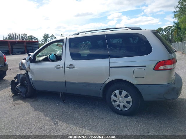 2002 TOYOTA SIENNA CE VIN: 4T3ZF19C32U416129