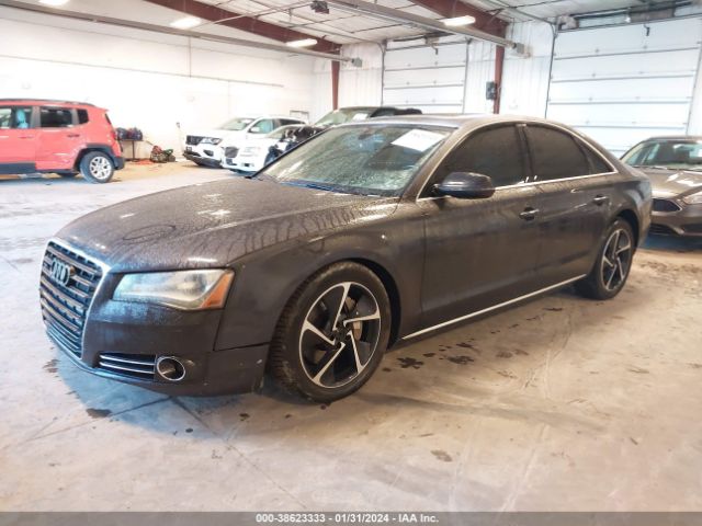 2013 AUDI A8 WAUAGAFD4DN010164 Photo 1