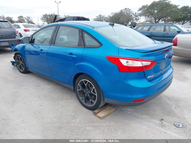 2014 Ford Focus Se მანქანა იყიდება აუქციონზე, vin: 1FADP3F28EL229609, აუქციონის ნომერი: 38623361