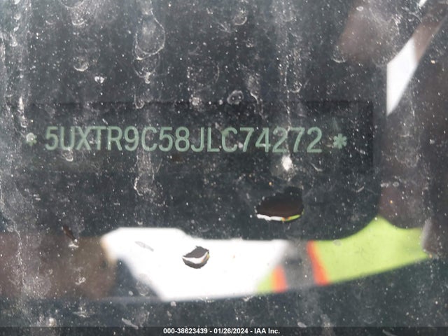 BMW X3 Xdrive30i 2018 5UXTR9C58JLC74272 Image 9
