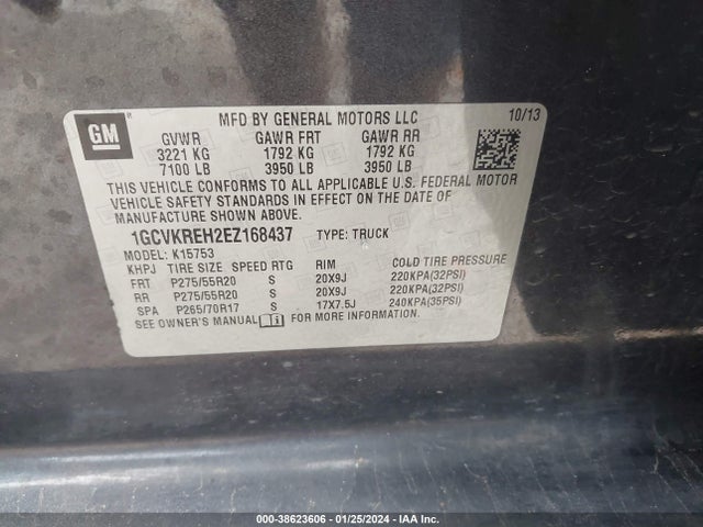 Chevrolet Silverado 1500 1lt 2014 1GCVKREH2EZ168437 Image 9