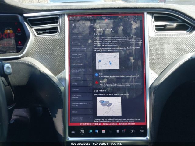 5YJSA1E29HF190853 Tesla Model S 100d/60d/75d/90d/p100d