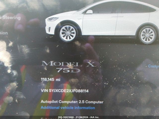5YJXCDE2XJF088114 Tesla Model X 100d/75d/p100d
