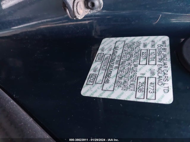 2002 JAGUAR S-TYPE SAJDA03NX2FM39648 Photo 8