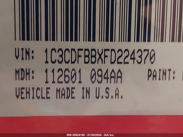 Dodge DART SXT 2015 1C3CDFBBXFD224370 Image 9