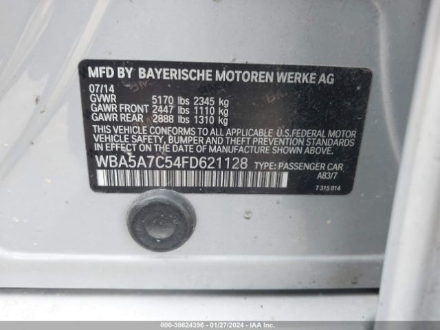 WBA5A7C54FD621128 BMW 528i Xdrive
