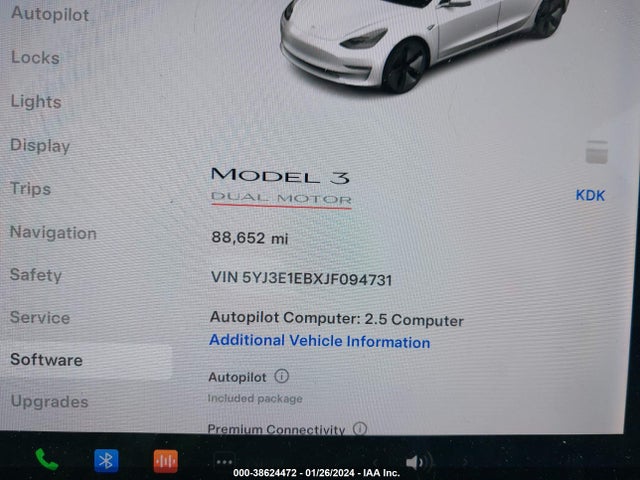 Tesla Model 3 Long Range/performance 2018 5YJ3E1EBXJF094731 Image 9