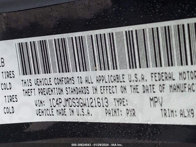 2016 JEEP CHEROKEE 1C4PJMDS3GW121613 Photo 8