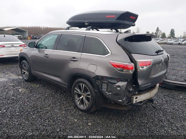 Toyota Highlander Xle V6 2016 5TDJKRFH1GS505276 Image 3