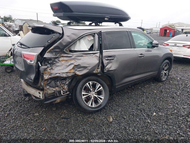 Toyota Highlander Xle V6 2016 5TDJKRFH1GS505276 Image 4
