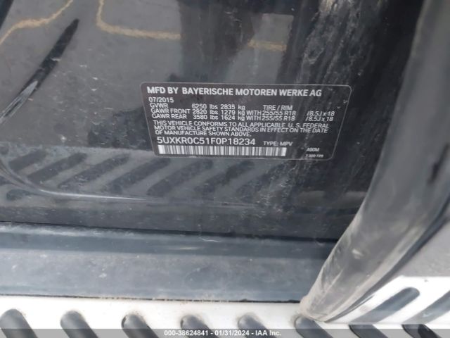 5UXKR0C51F0P18234 BMW X5 Xdrive35i
