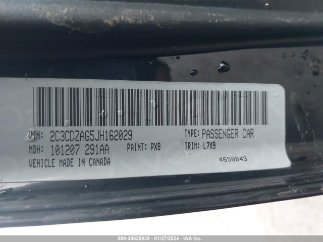 Dodge Challenger Sxt 2018 2C3CDZAG5JH162029 Image 9