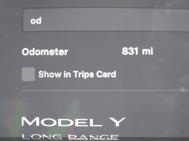 7SAYGDEE9PF925112 Tesla Model Y Awd/long Range Dual Motor All-wheel Drive