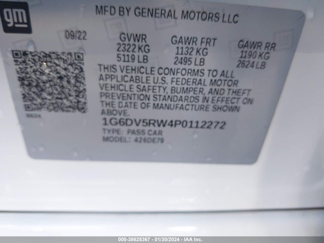 Cadillac Ct5-v V-series 2023 1G6DV5RW4P0112272 Image 9