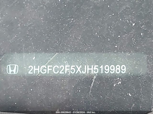 2HGFC2F5XJH519989 Honda Civic Lx