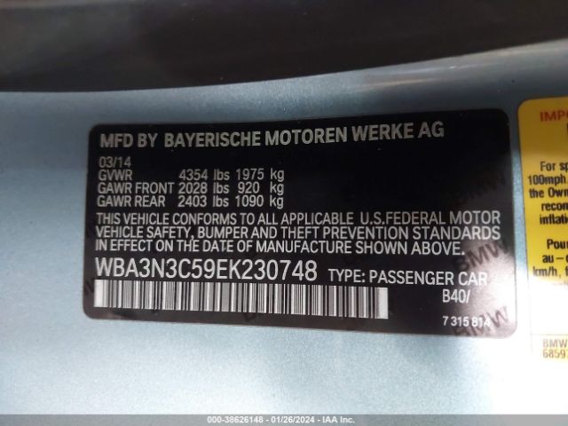 WBA3N3C59EK230748 BMW 428i
